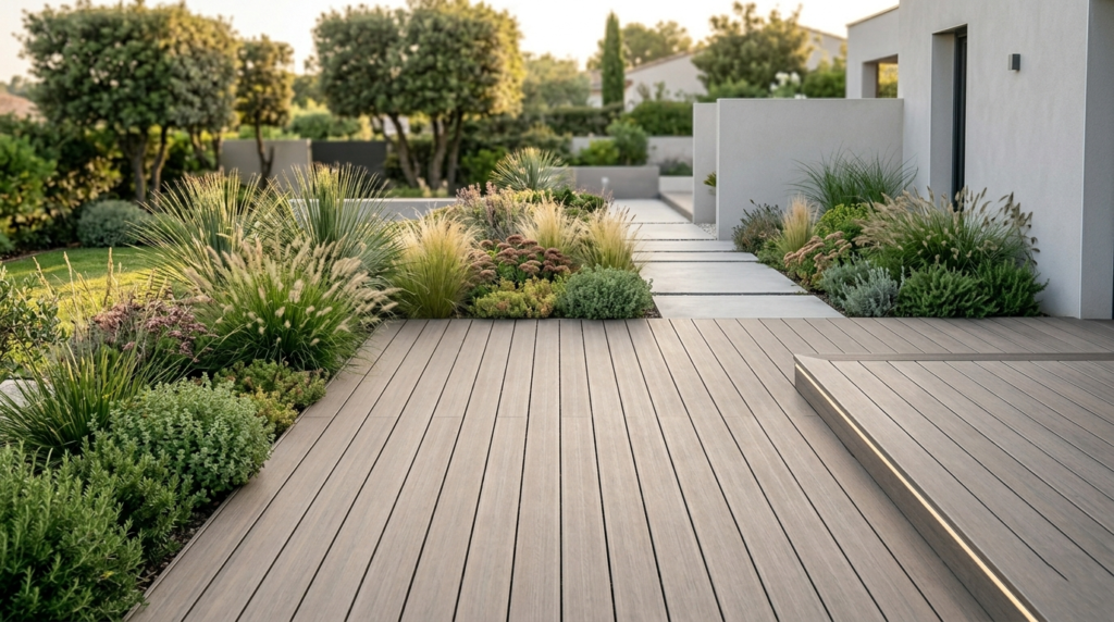 Terrasse en bois à Mérignac - LES PAYSAGES DU SUD OUEST