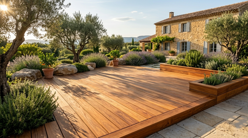Terrasse en bois à Mérignac - LES PAYSAGES DU SUD OUEST
